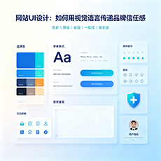 辽源建站-网站UI设计：如何用视觉语言传递品牌信任感
