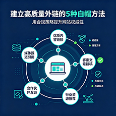 辽源建站-建立高质量外链的5种白帽方法